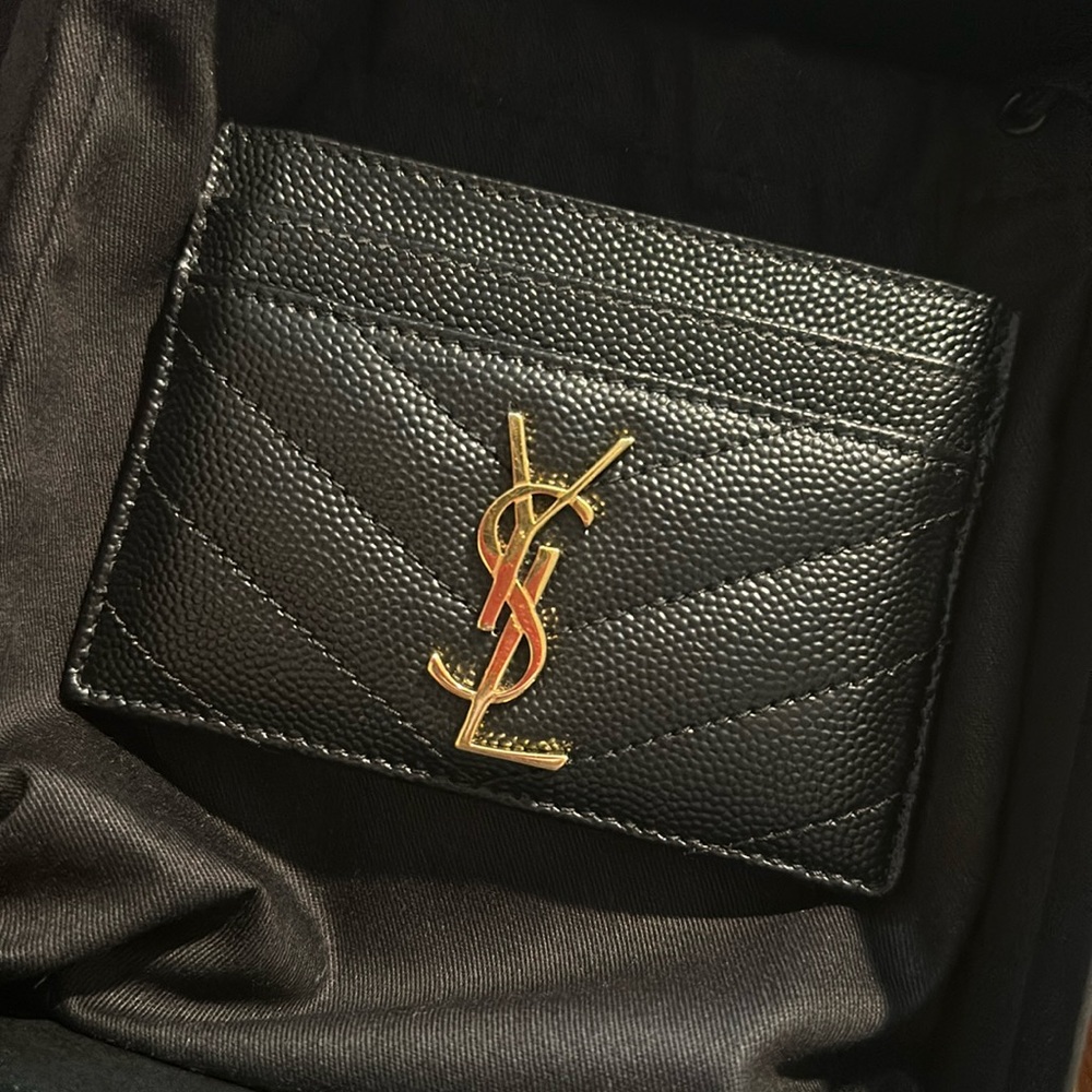 CASSANDRE MATELASSÉ CARD CASE IN LAMBSKIN
